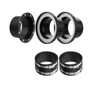 ZiStarlilife 5pcs Magnetic Dust Collection Hose Connector Kit, 4-Inch Quick-Connect Rubber Coupler with Stainless Steel Clamps for Woodworking Shop Vacuum Systems, Flexible EPDM Shock(5pcs)