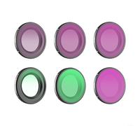 ZiStarlilife 6-Piece Filter Set For DJI for OSMO for NANO, Optical Glass CPL ND8 ND16 ND32 ND64 1/4 Black Soft, Compact Kit For Outdoor Photography And Video