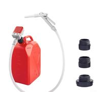 ZiStarlilife Auto-Stop Fuel Transfer Pump With USB Power Option And Battery Backup, 12L/min Flow Rate For Petrol Diesel Kerosene, 4 Adapters For Cars Trucks Generators(1PCS)