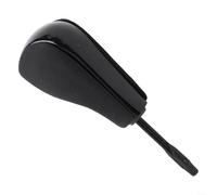 ZiStarlilife Automatic Gear Shift Knob Leather Cover Compatible with for BMW E39 E46 E63 E64 Short Long Type for 2005-2013 Models(58mm Black)