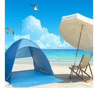 ZiStarlilife Beach Tent Sun Shelter Automatic Pop-Up Beach Tent Outdoor Sun Shelter Canopy with UPF 50+ Protection Umbrella Sun Shade for Camping, Fishing, Garden, Outdoors