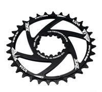 ZiStarlilife Bike chainring 32T 34T 36T 38T Narrow Wide Single Chain Ring CNC Cutting Positive And Negative Teeth Disc center Lock For GXP Crank 8~12 Speed Chain L(36T)