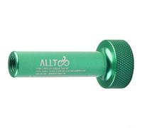 ZiStarlilife Bike Fork Spring Damper Removal Tool, Aluminum Alloy Hex Nut Protection, For FOX 32/34/36/38/40 And For SC TC, Green, For Professional Bicycle Maintenance And(for FOX 32)