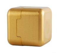 ZiStarlilife Billiards Chalk Holder Magnetic Clip Made Of Aluminum Alloy For Easy Access, Light Weight And Rust-free, For Chalks 3 * 3 * 3cm, Anti Moisture And Damage(yellow)