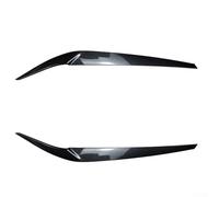 ZiStarlilife Car Front Headlight Eyelid Eyebrow Trim Cover for BMW 5 Series G30 G31 G38 525i for 530i 540i M5 2017-2021 Carbon Decorative Exterior Molding(Carbon Fiber look)