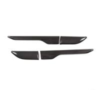 ZiStarlilife Carbon Fiber Side Door Fender Vent Trim For Land Rover for Range Rover Evoque 2012-2018, ABS Air Outlet Cover Styling Kit, 2PCS Exterior Molding Strips For Car Enhancement