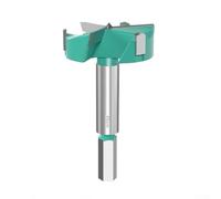 ZiStarlilife Carbon Steel Woodworking Drill Bit Set 16-60mm 3-Edge Hinge Boring Hole Opener Cutter With Hex Shank For Wood Plywood Plastic(45mm)