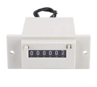 ZiStarlilife CSK6-YKW Electromagnetic Counter, 6-Digit 0-999999 Pulse Meter DC 12V, High-Speed Digital Display For Industrial Automation, Textile, And Machinery Control Systems