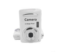 ZiStarlilife Digital Camera With 16X Zoom, 1080P 16MP Multi-Axis Stabilization System, 2.4" HD Display Screen For Beginners, Vloggers, Outdoor Travel, Social Gatherings, Graduation Photos(White)