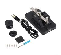 ZiStarlilife DM901 Tone Key Automatic Transmitter Trainer Oscillator For Morse Code, Electric Telegraph Key With Sound/Key Output, 35Mm Dual Channel Interface For CW Shortwave