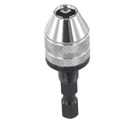 ZiStarlilife Drill Chuck Adapter Improve Drilling Efficiency Quick Change Keyless Chuck Adapter for Electric Grinder, Nail Machine, Engraving Machine(0.3-3.6mmS)