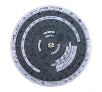 ZiStarlilife E6B-R Aviation Flight Computer, 6 Inch Plastic Navigation Slide Rule, Portable Pilot Plotter Tool For Route Planning, Fuel Calculation And Professional Flight Training(E6B-R)