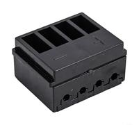 ZiStarlilife Electric Bicycle Battery Box Base Connection Part Anti Short Circuit PVC Mounting Base With Reverse Polarity Protection For E-Bike Battery Installation