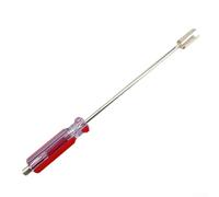 ZiStarlilife F Head Connector Removal Tool Metal Screwdriver With Extended Handle For High Density Video Equipment BNC For Matrix Installation Maintenance(red bnc)
