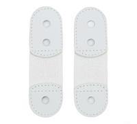 ZiStarlilife Figure Skates Lace Strap, 2-Pack Elastic Boot Laces Protector For Secure Ankle Support, Leather & Latex Non-Slip Bands To Prevent Loosening, Ideal For Training,(Color Black)