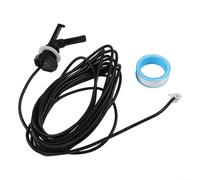 ZiStarlilife for AQUA Rite-Compatible Pool Flow Switch Assembly with 15 ft Cable, 1/2'' Thread PP Material, Fits for AQUA Logic GLX-FLO-HP Q-12DS-C2 Saltwater Systems for Outdoor Swimming Pool
