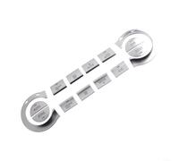 ZiStarlilife For Mercedes C117 X156 For GLA 200 250 2013-2018 Car Interior Trim Silver ABS A/C Button Cover DIY Enhancement Stylish Accessory