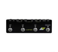 ZiStarlilife For MOSKYaudio 3 LOOP BOX Guitar Pedal Loop Effect Pedal Looper Pedal Tuner, Versatile Input Options, Bypass Loop Function, Tuner Mute Functionality