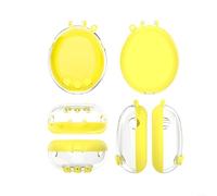 ZiStarlilife for TAMAGOTCHI Paradise Protective Cover Case Transparent PC Shell with Lanyard for Pet Game Console, All-Inclusive Design for Travel or Daily Use(Yellow)