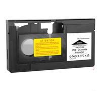 ZiStarlilife for VHS-C To for VHS Converter Adapter, Battery-Powered Cassette Player For Standard VCRs, Compact Black Tape Transfer Tool For Home Video Archiving And Nostalgic Viewing