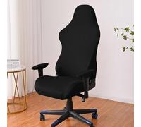 ZiStarlilife Gaming Chair Cover Stretch Office Computer Racing Seat Protector Spandex Elastic Armchair Slipcover For Home Office 8 Colors Available(Black)