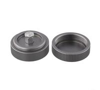 ZiStarlilife Gravity Adaptive Coffee Distributor 51/53/58.35mm Espresso Distribution Tool for Even Extraction Puck Prep Stainless Steel for barista Accessory Grey Finish(51mm)