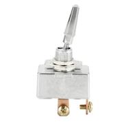 ZiStarlilife Heavy Duty 50A 12V Metal Toggle Switch Single Pole Single Throw ON OFF Rocker Control Switch, For Car Lights Fog Lamps Dome Light Automotive 2 Pin(1pc)
