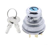 ZiStarlilife Ignition Switch AT21880 With 2 Keys For Tractor 1020 1520 2020 2030 450 570 480A, High-Temp Resistant Replacement Part For Farming And Heavy Duty Machinery