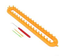 ZiStarlilife Knitting Looms Set, Knitting Looms Scarf Rectangle Crochet Hook with Needles Weaving Tool Set, Long Looms Scarf Sweater Shawl Stitch Knit Baby Blankets Weaving Tool(36CM)