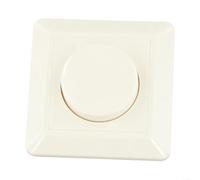 ZiStarlilife LED Dimmer Switch, Flicker-Free Rotary Control With Adjustable Min Brightness, Trailing Edge For LED/CFL Up To 200W, 220-240V, Standard 86X86mm Wall Plate For