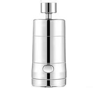 ZiStarlilife Magnetic Pull Out Faucet Extender, With Dual Mode Spray Head, 360° Rotating Sink Sprayer, For Kitchen Bathroom Cleaning, Anti-Splash Water Saver, ABS & Copper Construction, Silver(B)