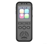 ZiStarlilife Meeting Notes Recorder 1 Pack Digital Voice Recorder With Noise Reduction, 560Hrs Recording Time, Voice Activated Mp3 Player For Lectures Meetings, 8.6X2.2X1.5Cm Abs Black(8GB)