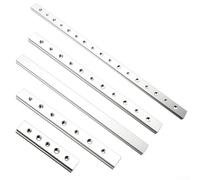 ZiStarlilife Mitre Gauge For Table Saw Aluminium Alloy T-Track T-Bar Slider Miter Jig For Table Saw Woodworking Workbench 100-450mm Type-A/Type-B Silver(450mm Type A)