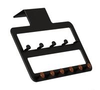 ZiStarlilife Over-the-Door Coat Rack, Double Row Hooks