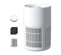 ZiStarlilife Portable Air Purifier With HEPA & Carbon Filter, USB Powered Quiet Operation For Formaldehyde PM25 Removal, Compact Design For Home Office Car Travel Camping(A)