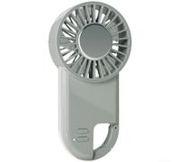 ZiStarlilife Portable Clip On Fan USB Rechargeable with Ice Cooler Tech 5 Levels Silent Personal Cooling Fan for Treadmill Stroller Golf Cart Travel 14cm Gray(Gray)