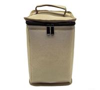 ZiStarlilife Portable Gas Bottle Carrier Oxford Gas Cylinder Storage Bag 24X16x16cm Foldable Outdoor Carry Case For Camping Cooking Travel Picnic Card Stove Butane(khaki)