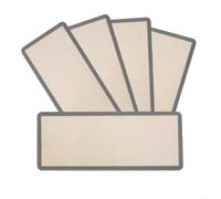 ZiStarlilife Premium Silicone Baking Mats 5PCS Medium And Large Size Drying Liners Non-stick For Harvest Right Freeze Dryer Grey Kitchen Tools(44x17.5cm)