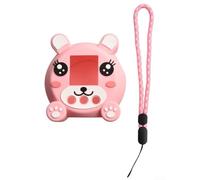 ZiStarlilife Protective Silicone Case for Punirunes Interactive Toy - Dustproof Sleeve with Lanyard Scratch Resistant Skin Pink Blue 8.3x7.9x5.8cm(Pink)