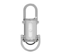 ZiStarlilife Rechargeable Keychain Flashlight Mini Pocket Light With 6 Modes 1200 Lumens Type-C Fast Charging Waterproof LED Torch For Outdoor Hiking Camping(Silver)