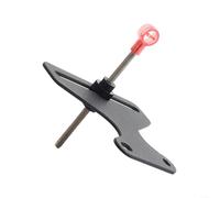 ZiStarlilife Recurve Bow Sight T-Shaped Single Pin Stainless Steel Adjustable Detachable Scope Compatible with Longbow and Straight Bow for Hunting and Target Practice, Black