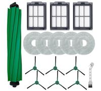 ZiStarlilife Replacement Part Kit with Multi-Surface Rubber Brush Side Brushes Filters Mop Cloth Cleaning Tools Compatible with for Roomba Plus 405 for Combo Vacuum