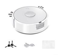 ZiStarlilife Robot Vacuum Cleaner Self Emptying Smart Mapping LiDAR Navigation for Pet Hair Carpet Detection Auto Mop Wash UK(White)