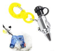 ZiStarlilife Scuba Diving Air Nozzles for BCD Inflator Hose Dust Blowing Cleaning Tools Copper 8mm Interface with Hooks Diving Equipment Maintenances