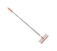 ZiStarlilife Shower Squeegee, With Telescopic Stainless Steel Handle And Dual-Sided Head, For High Reach Streak-Free Glass Cleaning On Shower Doors, For WINDOWS, Mirrors, Patio Doors, Car Windshields