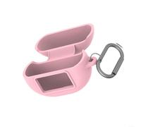 ZiStarlilife Silicone Protective Case for TOZO NC2O Pro and NC20 Earbuds, Lightweight Cover with Precision Cutouts and Hook, Scratch Drop Dust Protection in Black Pink Blue(Pink)