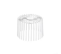 ZiStarlilife Stainless Steel Roof Drain Downpipe Filter With Hollows Design For Water Flow And Anti-Clogging Leaf Guards Compatible With PVC Balcony Garden Drains(160mm tube)