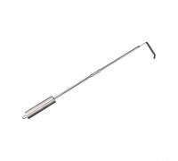 ZiStarlilife Stove Ash Rake BBQ Ash Tool Stainless Steel Stove Ash Rake BBQ Tool for KamadoJoe Charcoal Wood Burning Stove 18 Inch Long Cleaning Accessory
