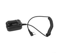 ZiStarlilife Two Way Radio Speaker Mic With Volume Control, Tactical Handheld Microphone For BaoFeng AR-152 BF-888, Compatible With for KENWOOD TK-208 TH-D7, for IDEAL For