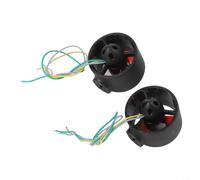 ZiStarlilife Underwater Thruster Propeller For Jet Boat Fishing Boat Motor 12-24V 20A 300KV Brushless Electric Drive Engine RC Model Ship Accessory(1 Pair)